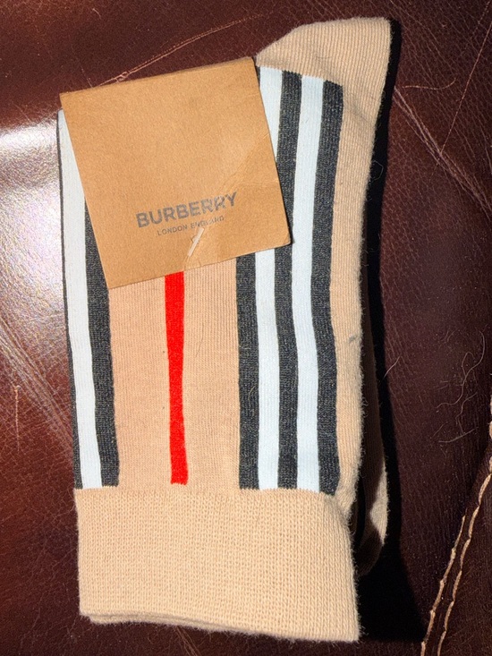Burberry Other - Burberry Icon Stripe Intarsia Socks, Small, NWT